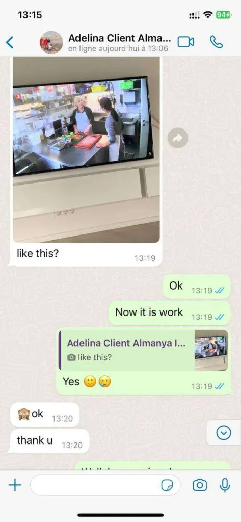 WhatsApp supportchatt och aktivering för iptv norden 4